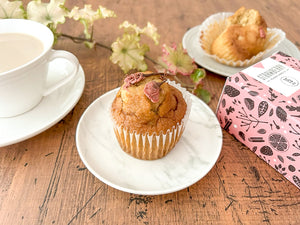 桜と紅茶の米粉マフィン