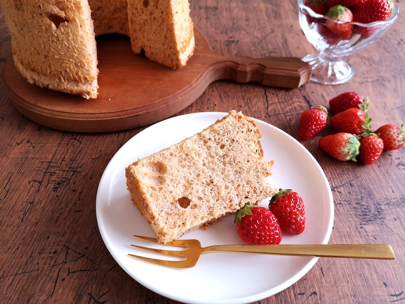 春色ストロベリーティーシフォンケーキ